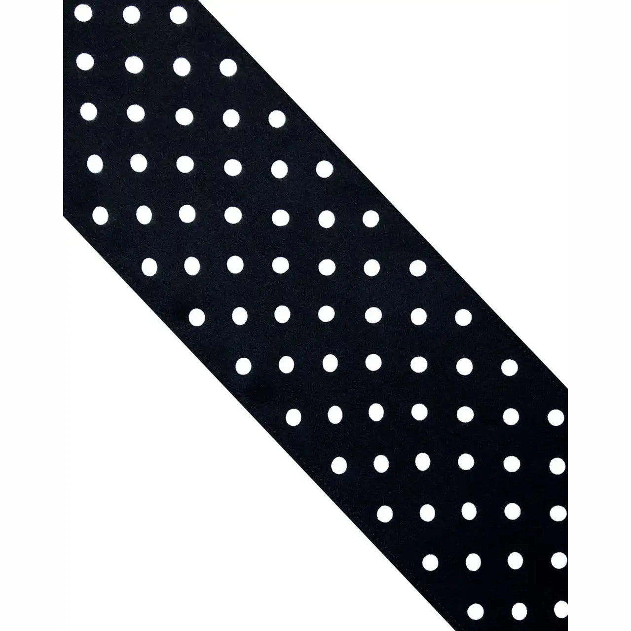 INGMARSON Polka Dot Silk Black Neck Scarf Black & White Scarves Clothing & Accessories > Clothing Accessories > Scarves & Snoods > Scarves > Silk Scarves > Black and White Scarves > Summer Scarves > Stripy Silk Neck Scarf emmy-jane-boutique.myshopify.com