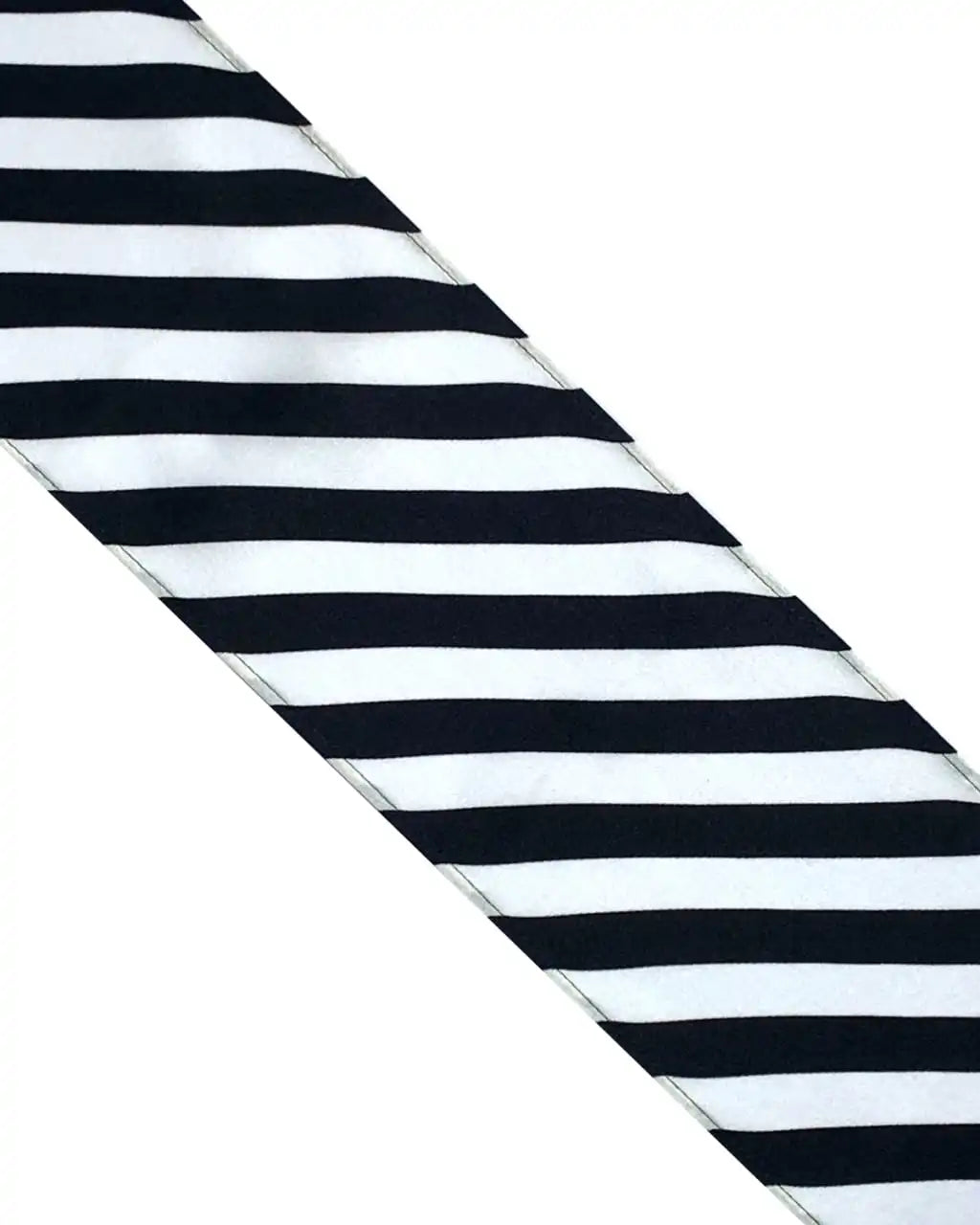 INGMARSON Stripy Silk Neck Scarf Black & White Clothing & Accessories > Clothing Accessories > Scarves & Snoods > Scarves > Silk Scarves > Black and White Scarves > Summer Scarves > Stripy Silk Neck Scarf emmy-jane-boutique.myshopify.com