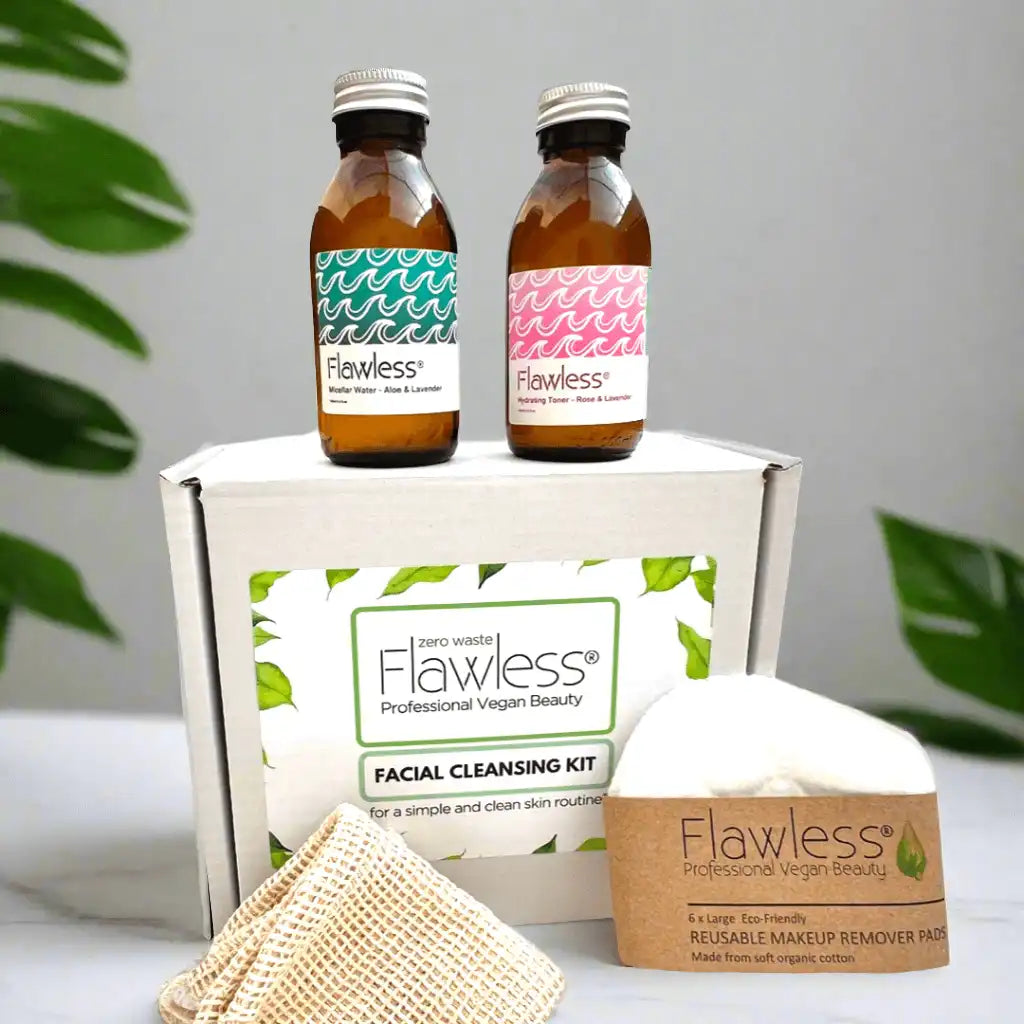 Flawless Zero Waste Facial Cleansing Kit - Vegan & Plastic-Free Skincare emmy-jane-boutique.myshopify.com