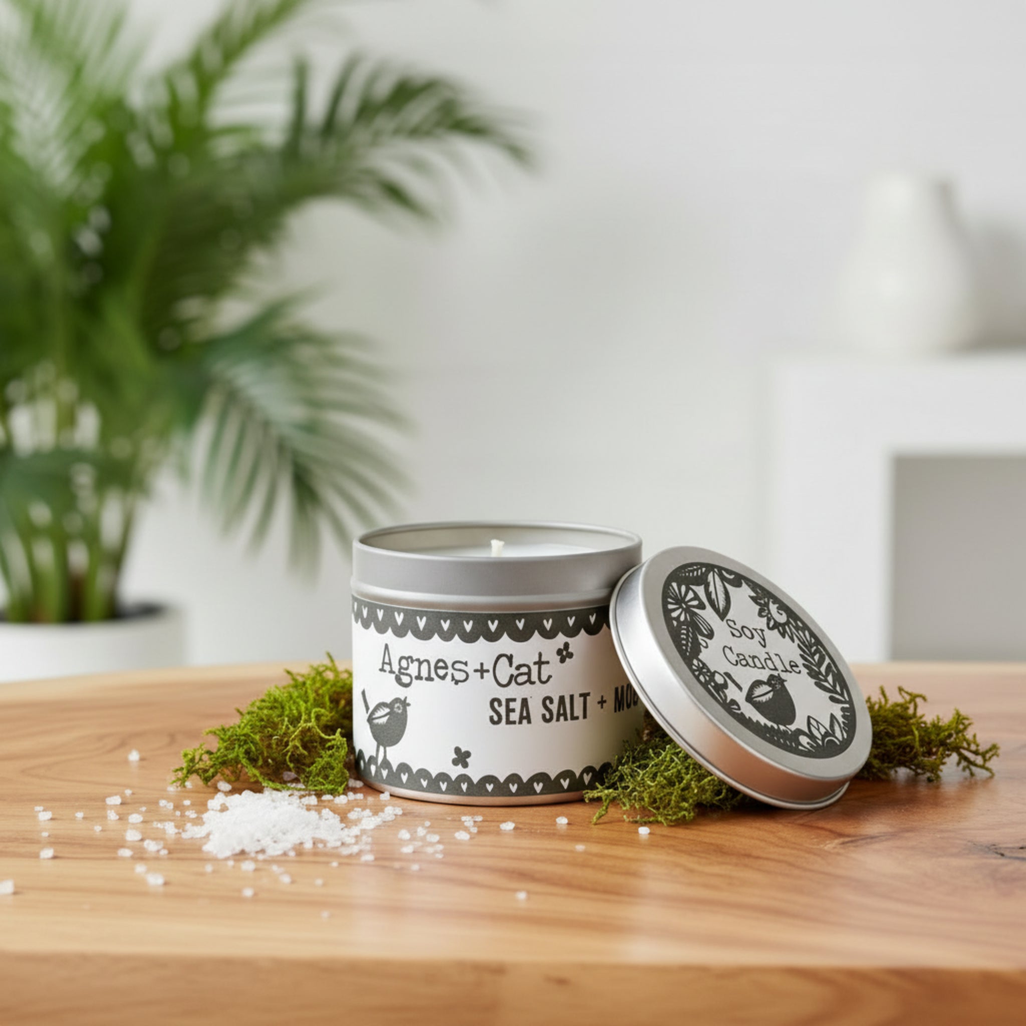 Agnes and Cat Agnes+Cat Soy Wax Tin Candles Vegan & Plastic-Free Home & Garden > Decor > Home Fragrances > Candles > Agnes and Cat Candles > Agnes+Cat Soy Wax Tin Candles > Vegan Candles > Plastic-Free Candles emmy-jane-boutique.myshopify.com