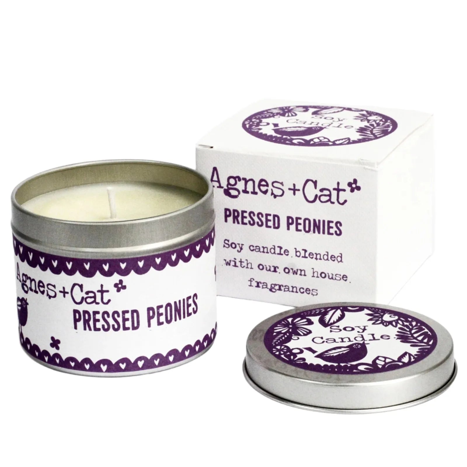 Agnes and Cat Agnes+Cat Soy Wax Tin Candles Vegan & Plastic-Free Home & Garden > Decor > Home Fragrances > Candles > Agnes and Cat Candles > Agnes+Cat Soy Wax Tin Candles > Vegan Candles > Plastic-Free Candles emmy-jane-boutique.myshopify.com