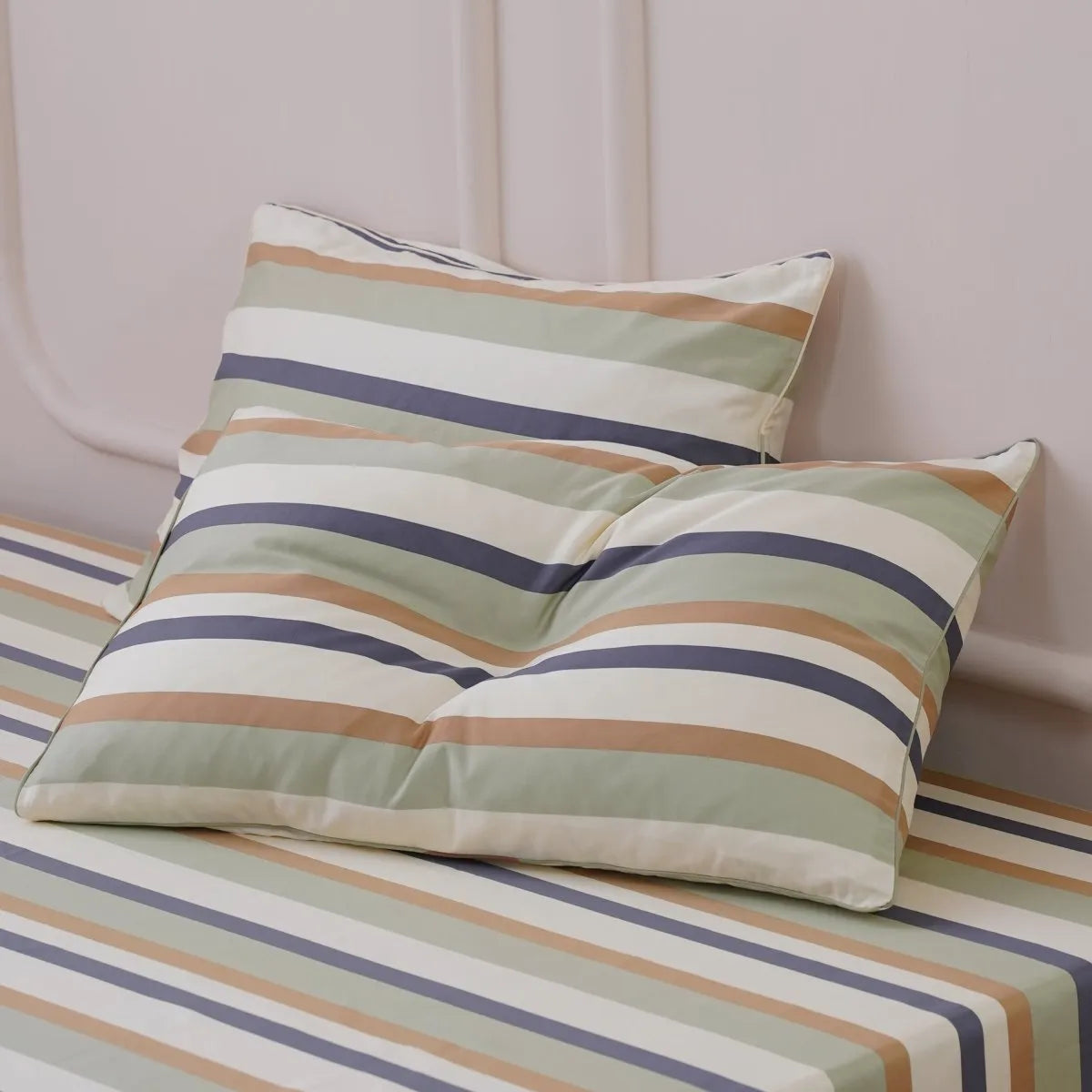SHEET STORY Bamboo & Cotton Pillowcases - Ackly Bamboo Stripe Pillowcases Pair Home & Garden > Linens & Bedding > Bedding > Pillowcases & Shams > Bamboo & Cotton Pillow Cases > Striped Pillow Cases > Pillowcases emmy-jane-boutique.myshopify.com