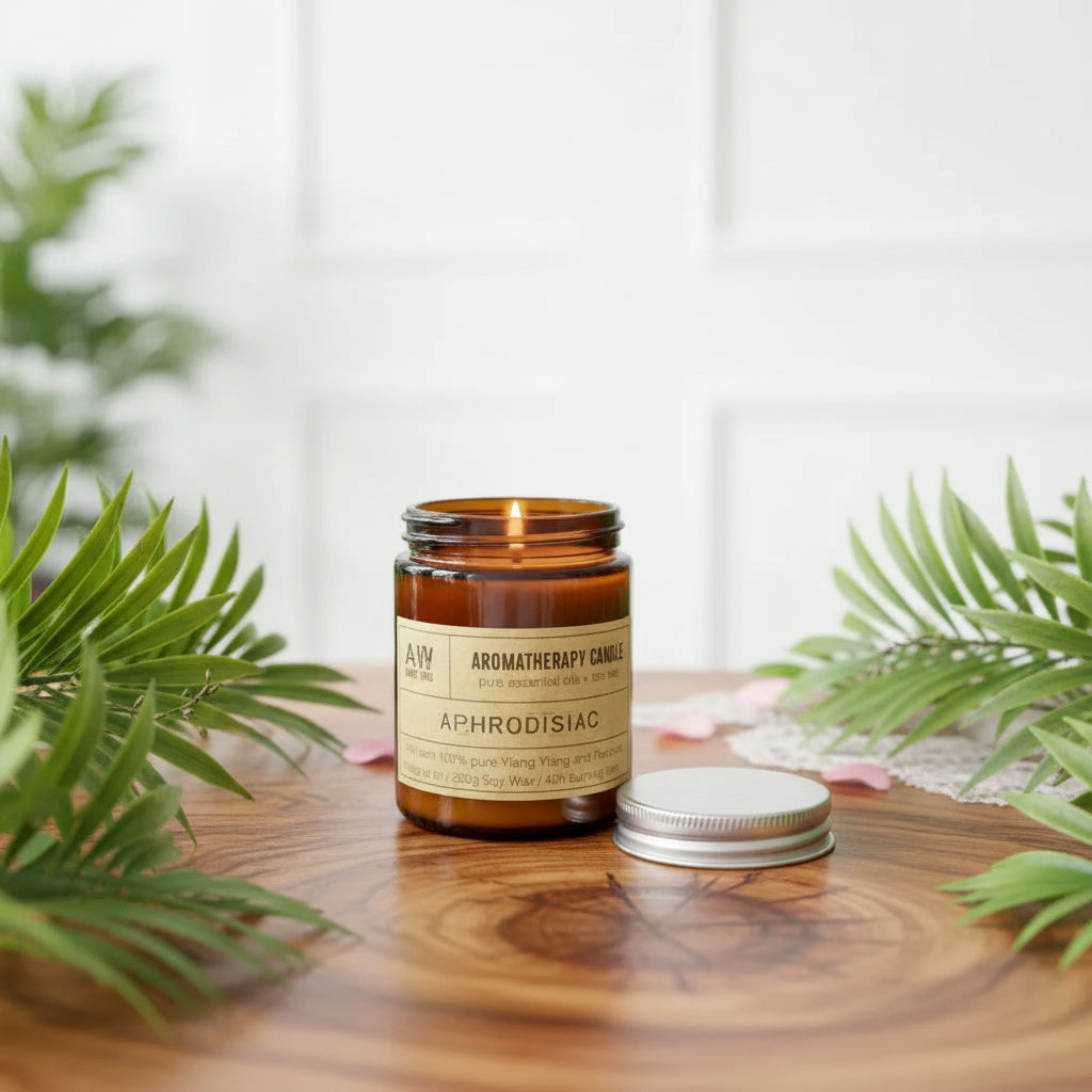 Ancient Wisdom Natural Aromatherapy Soy Wax Candles - Hand Poured - Vegan Friendly Home & Garden > Decor > Home Fragrances > Candles > Soy Wax Candles > Vegan Candles > Natural Aromatherapy Soy Wax Candles emmy-jane-boutique.myshopify.com