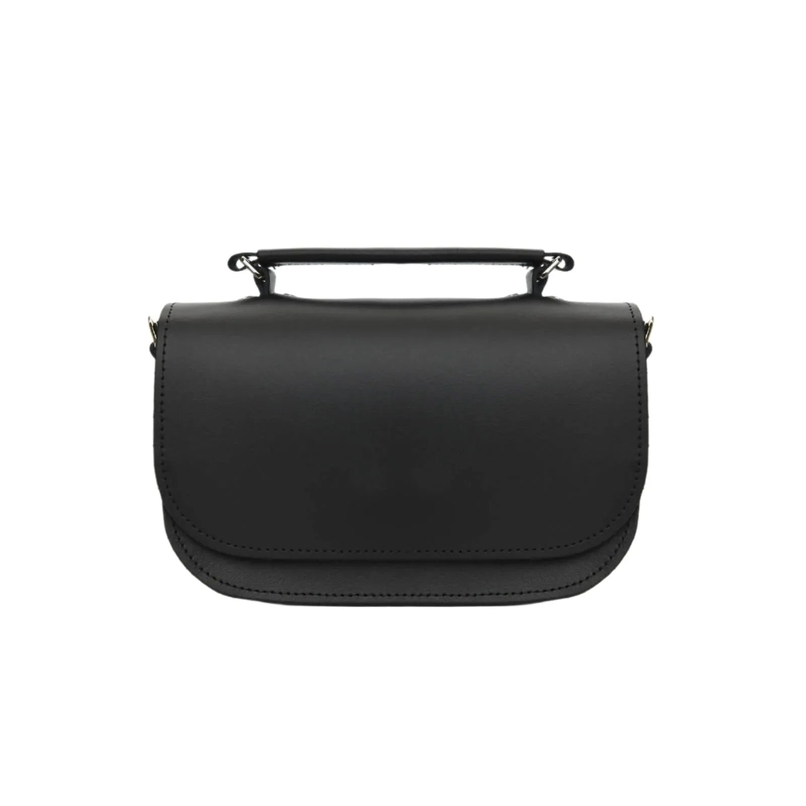 Zatchels Aura Handmade Leather Bag - Black Clutch Bag emmy-jane-boutique.myshopify.com