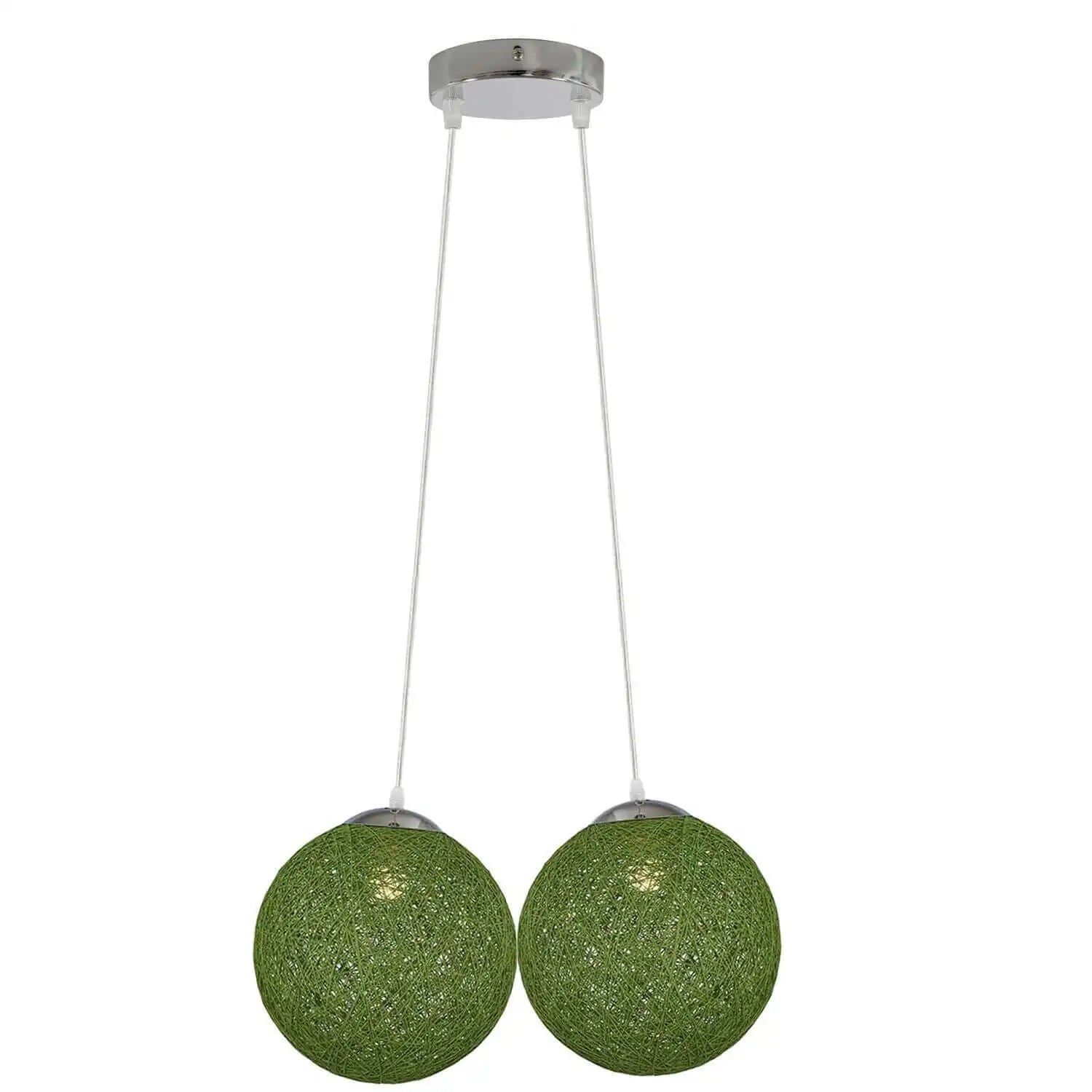 LEDSone Rattan Wicker Globe Pendant Light - 7 Colours Home & Garden > Lighting > Lighting Fixtures > Ceiling Light Fixtures > Bamboo Ceiling Lights > Rattan Ceiling Lights > Pendant Lights > Bamboo Lights emmy-jane-boutique.myshopify.com