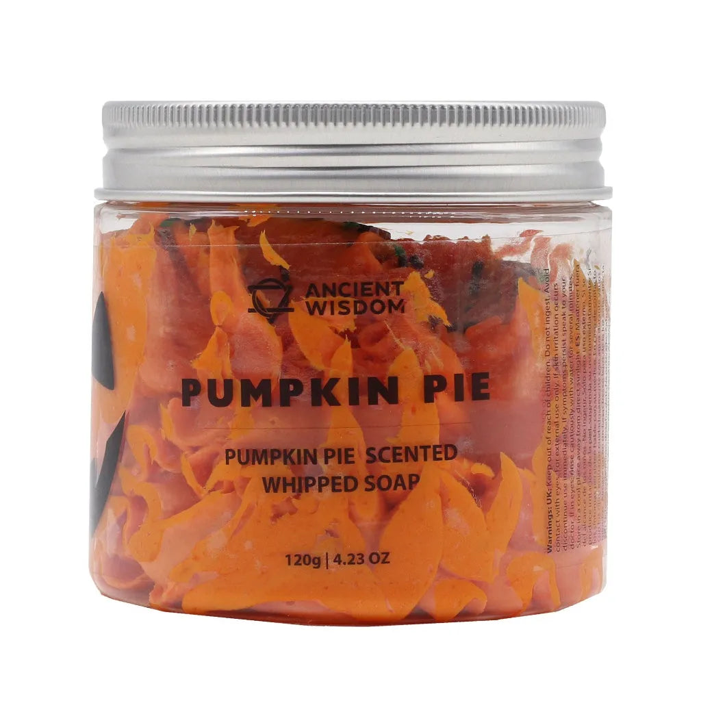 Ancient Wisdom Pumpkin Pie Whipped Soap Halloween Gift
