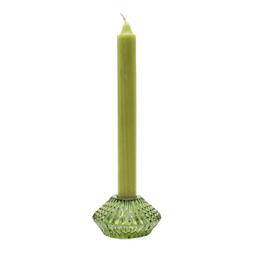 Ancient Wisdom Green Dinner Candle / Tealight Holder - Garden Jade Flower Flip Home & Garden > Decor > Home Fragrance Accessories > Candle Holders > Glass Candle Holders > Green Candle Holders emmy-jane-boutique.myshopify.com