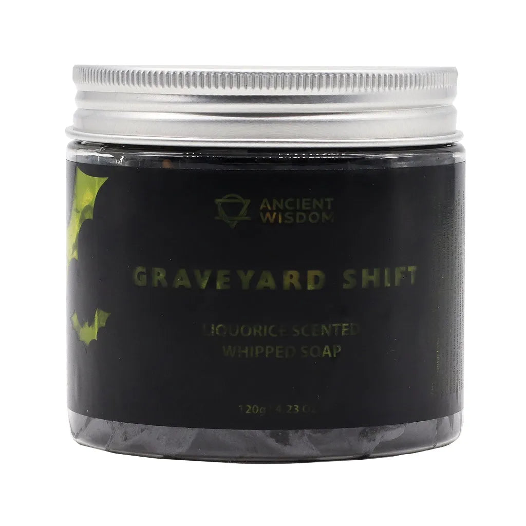 Ancient Wisdom Halloween Whipped Soap - Graveyard Shift - Paraben-Free SLS-Free & Vegan Whipped Soap emmy-jane-boutique.myshopify.com