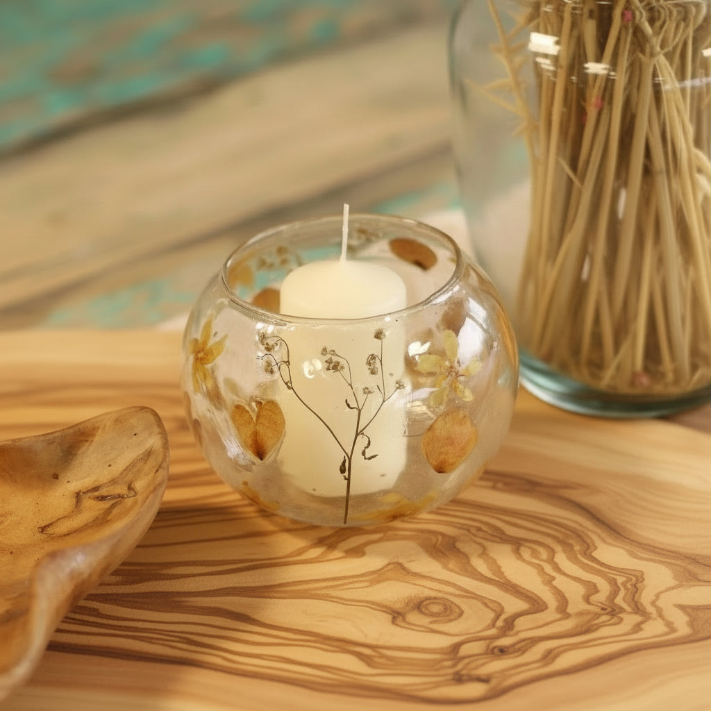 Bowl Glass Candle Holder