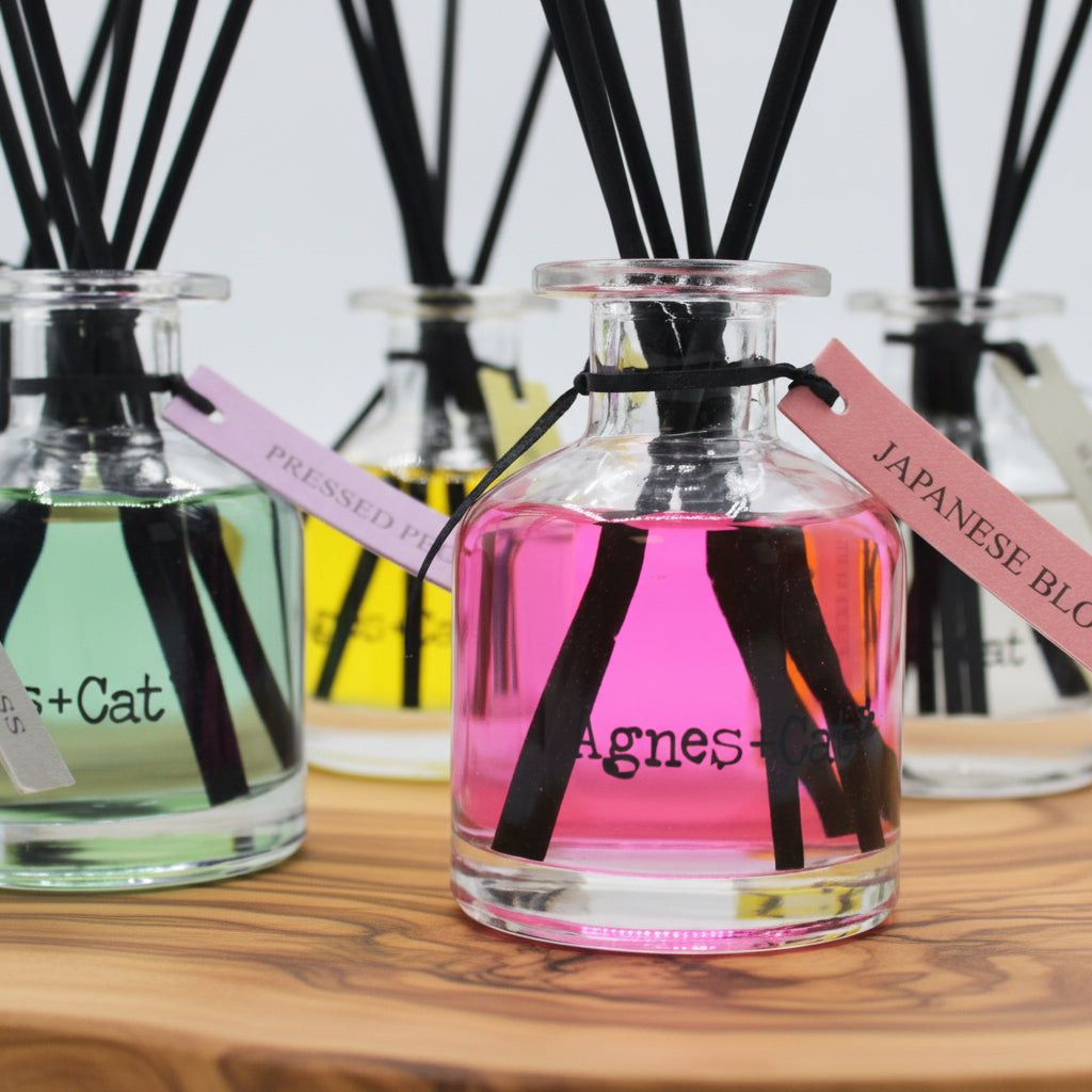 rose and tea scented reed diffuser