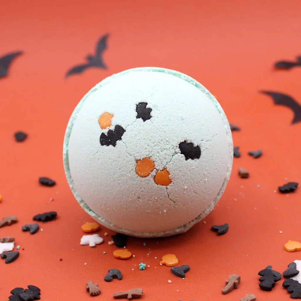 Ancient Wisdom Halloween Bath Bomb - Coconut & Lime Vegan Bathbombs For Kids Health & Beauty > Personal Care > Cosmetics > Bath & Body > Bath Additives > Bath Bombs for Kids > Childrens Bathbombs > Halloween Bath bombs emmy-jane-boutique.myshopify.com