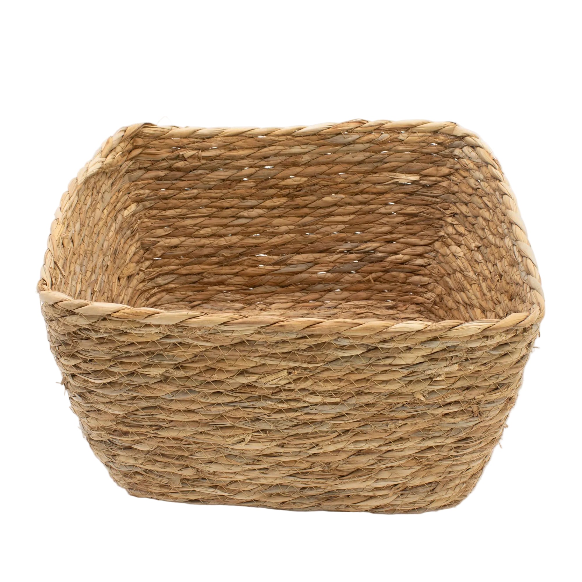 Square Seagrass Storage Baskets in 3 Sizes