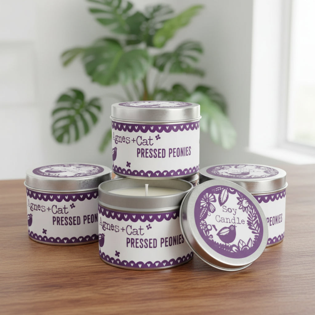Agnes and Cat Agnes+Cat Soy Wax Tin Candles Vegan & Plastic-Free Home & Garden > Decor > Home Fragrances > Candles > Agnes and Cat Candles > Agnes+Cat Soy Wax Tin Candles > Vegan Candles > Plastic-Free Candles emmy-jane-boutique.myshopify.com