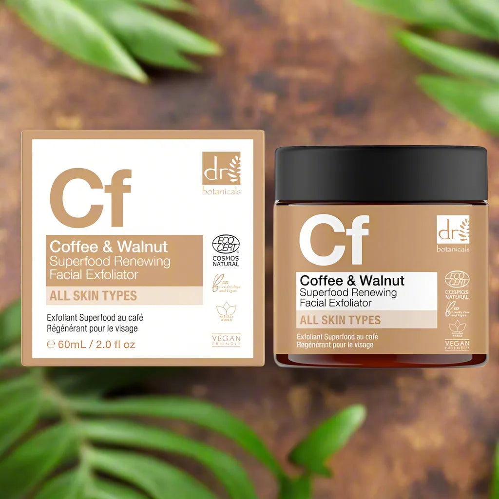 Dr Botanicals Dr Botanicals Coffee Superfood Renewing Facial Exfoliator 60ml Health & Beauty > Personal Care > Cosmetics > Skincare > Facial Cleansers > Plant Based Cleansers > Natural Cleansers > Dr Botanicals Coffee Superfood Renewing Facial Exfoliator emmy-jane-boutique.myshopify.com