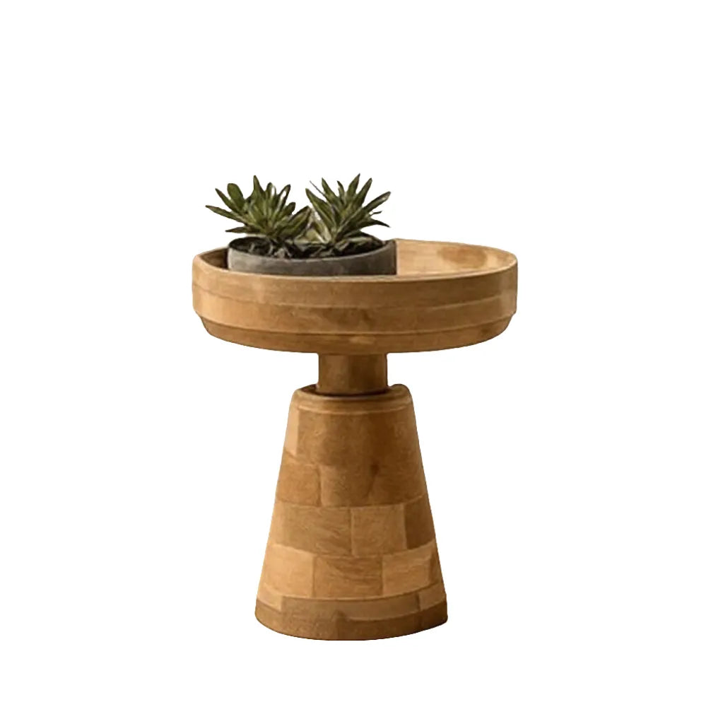 Verty Furniture Wooden Accent Table - Merlin Mango Wood Bedside / End Table Furniture > Tables > Accent Tables > Wooden Display Tables > Small Wooden Table > Merlin Mango Wood Bedside / End Table emmy-jane-boutique.myshopify.com