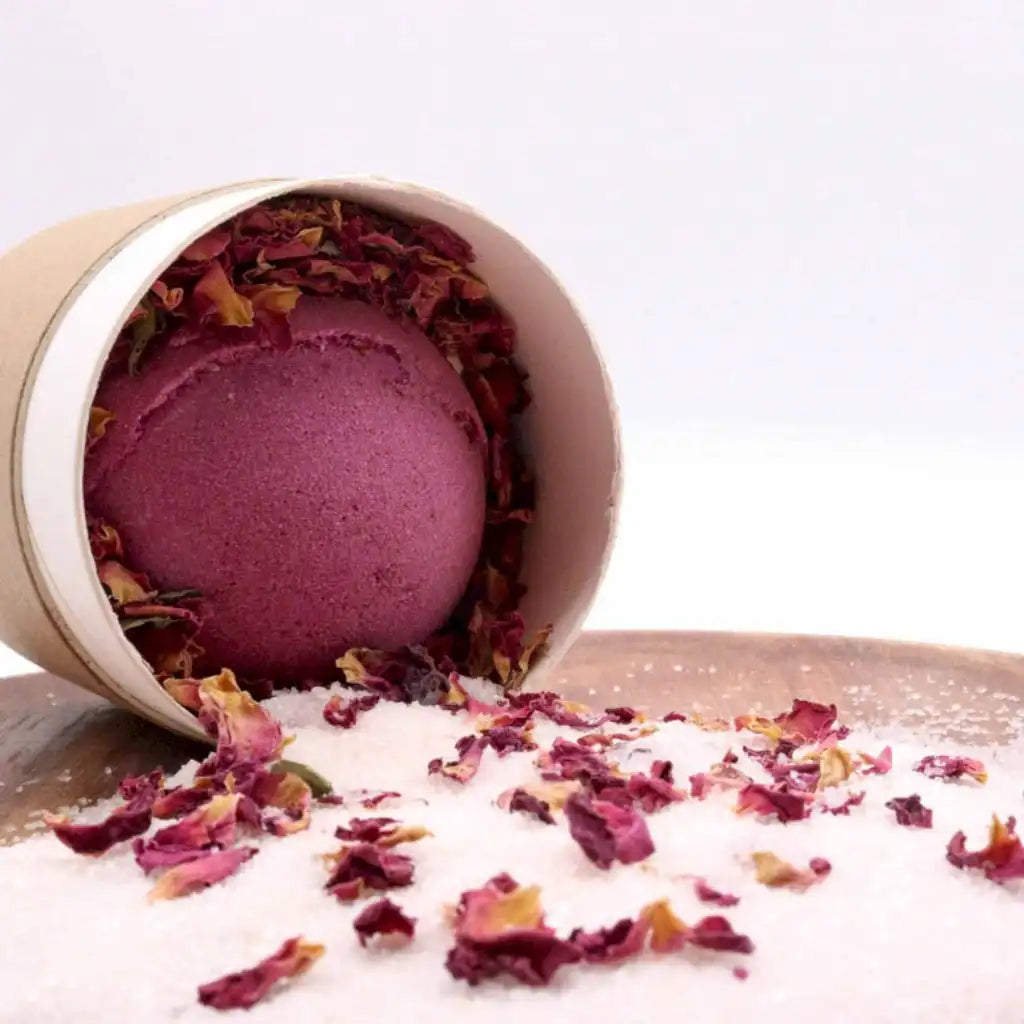 Ancient Wisdom Aromatherapy Bath Bomb Gift - Himalayan Bath Salt & Flowers Health & Beauty > Personal Care > Cosmetics > Bath & Body > Bath Additives > Bath Bombs > Eco-friendly Bath Bombs with Natural Minerals and Essential Oils > Aromatherapy Bath Bomb Gift > Himalayan Bath Salt with Flowers & Essential Oils emmy-jane-boutique.myshopify.com