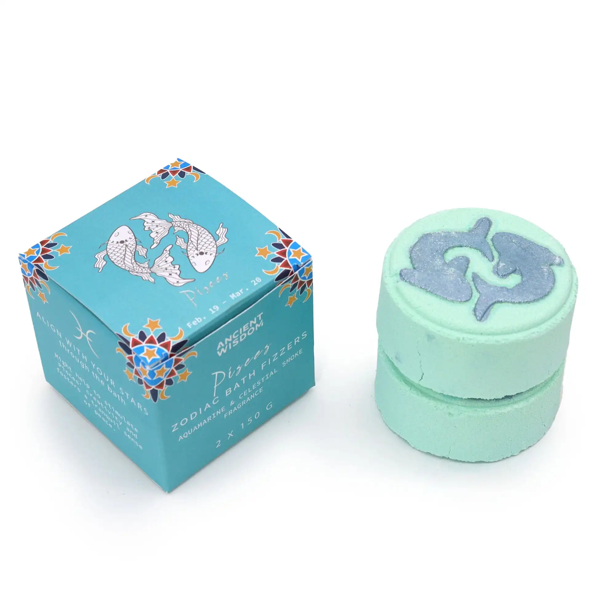 Ancient Wisdom Bath Fizzers Zodiac Horoscope Bathbombs 2 Pack Vegan Friendly Health & Beauty > Personal Care > Cosmetics > Bath & Body > Bath Additives > Bath Fizzers Zodiac Bath Fizzers > Horoscope Bathbombs 2 Pack > Vegan Friendly Bath Bombs emmy-jane-boutique.myshopify.com