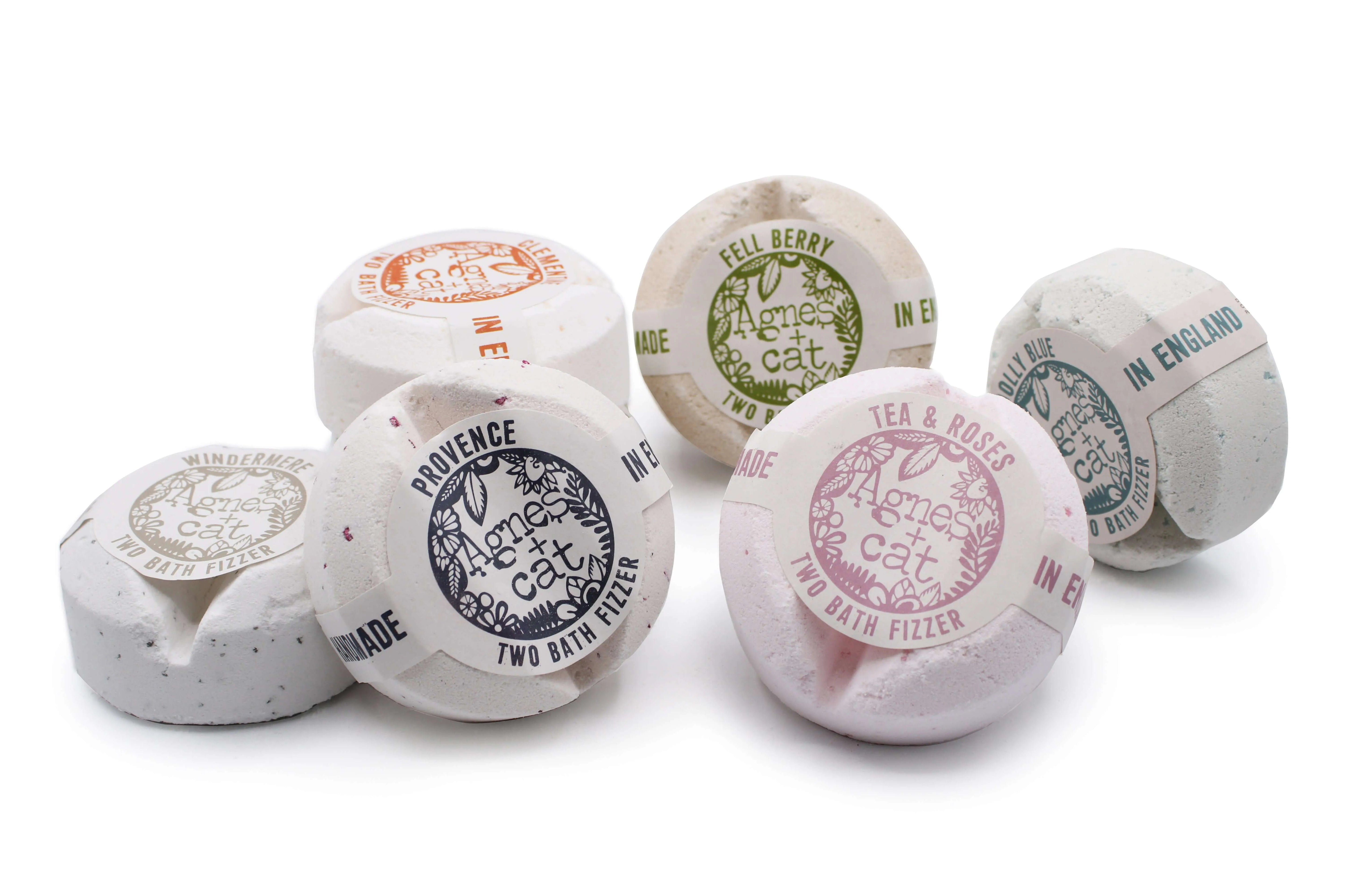 Agnes and Cat Bath Bomb Fizzers - Agnes & Cat - UK Made - Vegan Bath Soak Health & Beauty > Personal Care > Cosmetics > Bath & Body > Bath Additives > Bath Bombs > Bath Fizzers > Agnes and Cat Bath Fizzers emmy-jane-boutique.myshopify.com