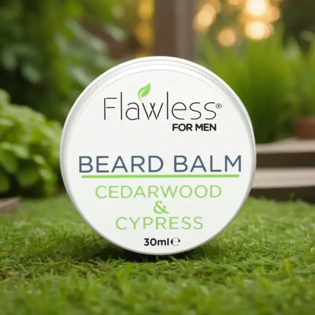 Flawless Cedarwood Beard Balm - Flawless- Handmade & Vegan Health & Beauty > Personal Care > Hair Care > Shampoo & Conditioner > Conditioners > Beard Conditioners > Pure and Natural Beard Balms emmy-jane-boutique.myshopify.com