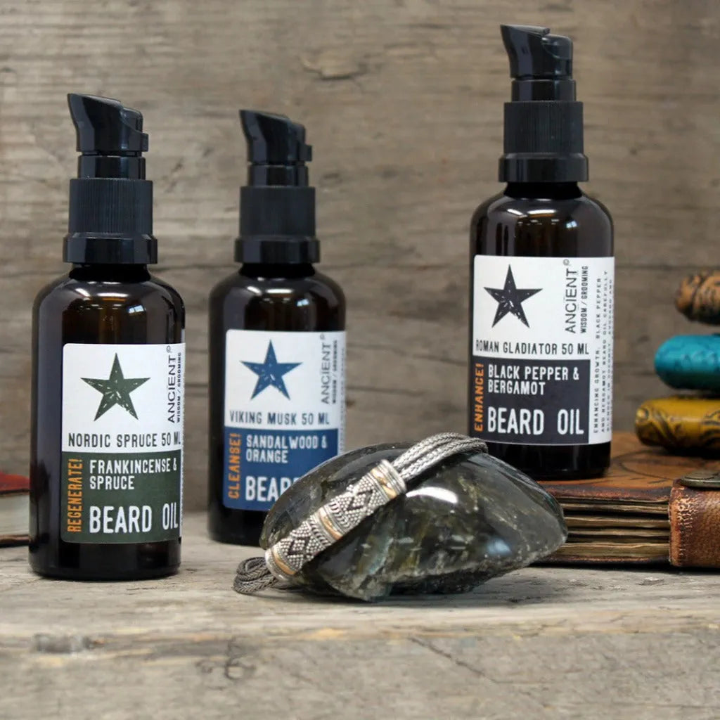 Ancient Wisdom Pure and Natural Beard Oils - Cleanse Condition & Regenerate Health & Beauty > Personal Care > Hair Care > Shampoo & Conditioner > Conditioners > Beard Conditioners > Pure and Natural Beard Oils emmy-jane-boutique.myshopify.com