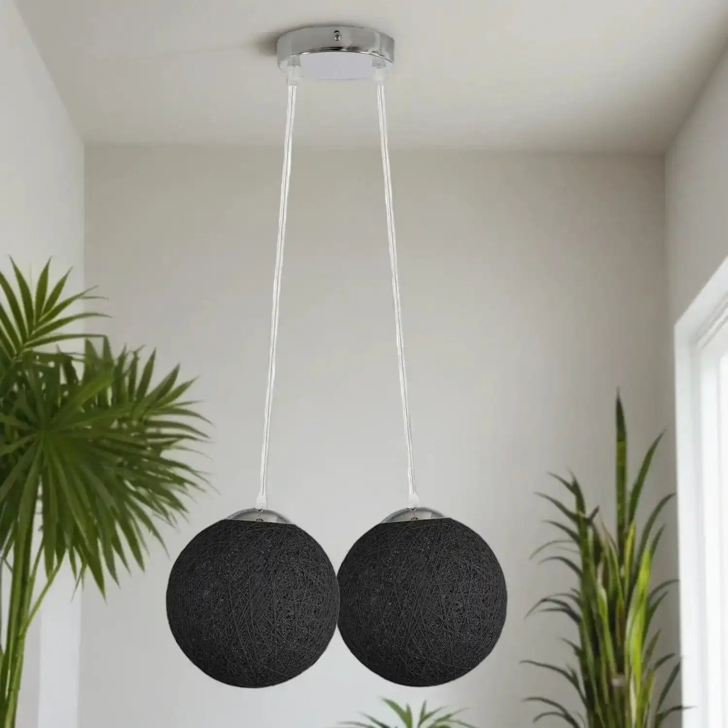 LEDSone Rattan Wicker Globe Pendant Light - 7 Colours Home & Garden > Lighting > Lighting Fixtures > Ceiling Light Fixtures > Bamboo Ceiling Lights > Rattan Ceiling Lights > Pendant Lights > Bamboo Lights emmy-jane-boutique.myshopify.com