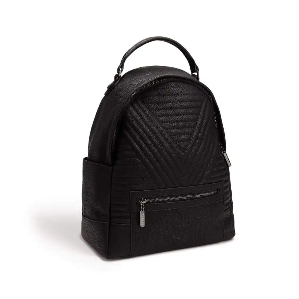 LaBante London Camberwell Black Quilted Vegan Backpack Luggage & Bags > Backpacks > Laptop Backpack > Labante London Bags > Vegan Backpacks > 15" Laptop Backpacks > Smart Casual Daypack emmy-jane-boutique.myshopify.com
