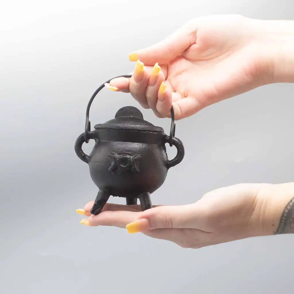 Emmy Jane Cast Iron Cauldron - Small Black Metal Cauldron - 5 Designs & Sizes Home & Garden > Decor > Decorative Bowls > Cast Iron Mini Cauldrons emmy-jane-boutique.myshopify.com