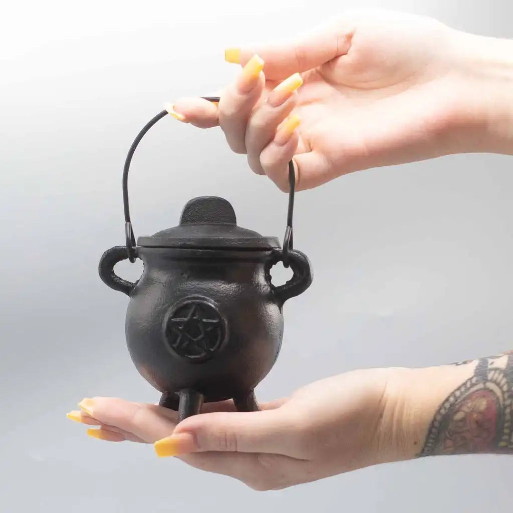 Emmy Jane Cast Iron Cauldron - Small Black Metal Cauldron - 5 Designs & Sizes Home & Garden > Decor > Decorative Bowls > Cast Iron Mini Cauldrons emmy-jane-boutique.myshopify.com