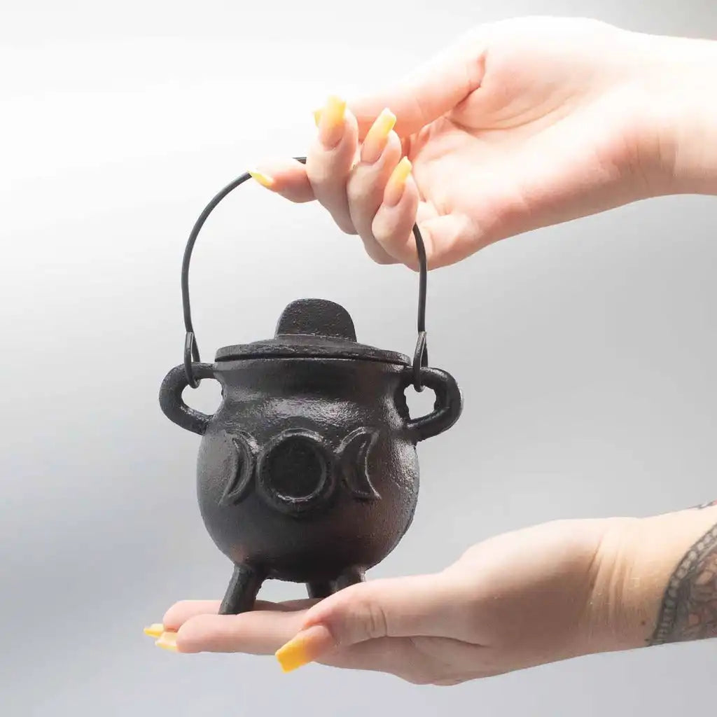 Emmy Jane Cast Iron Cauldron - Small Black Metal Cauldron - 5 Designs & Sizes Home & Garden > Decor > Decorative Bowls > Cast Iron Mini Cauldrons emmy-jane-boutique.myshopify.com