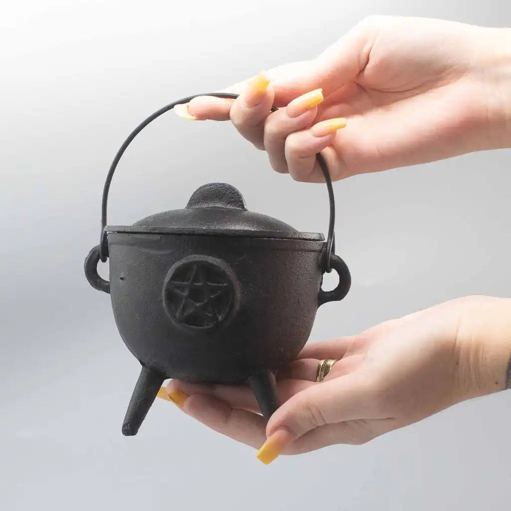 Emmy Jane Cast Iron Cauldron - Small Black Metal Cauldron - 5 Designs & Sizes Home & Garden > Decor > Decorative Bowls > Cast Iron Mini Cauldrons emmy-jane-boutique.myshopify.com