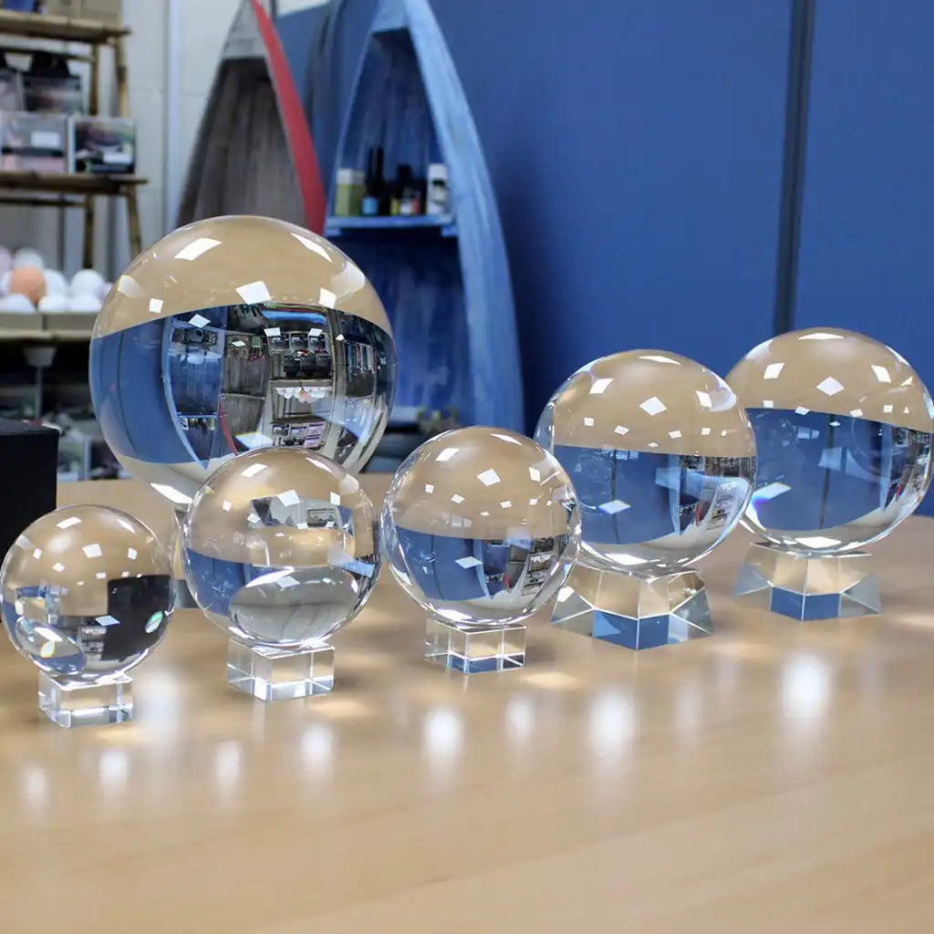 Ancient Wisdom Crystal Balls - 5 Sizes - High-Quality Optical Glass Ball & Stand Home & Garden > Decor > Artwork > Sculptures & Statues > Crystal Balls emmy-jane-boutique.myshopify.com