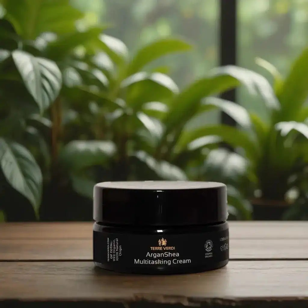 Terre Verdi Organic Skincare Argan Shea Multitasking Cream - Organic Balm Health & Beauty > Personal Care > Cosmetics > Skin Care > Skin Care Masks & Peels > Natural Face Masks > Argan Shea Multitasking Cream emmy-jane-boutique.myshopify.com
