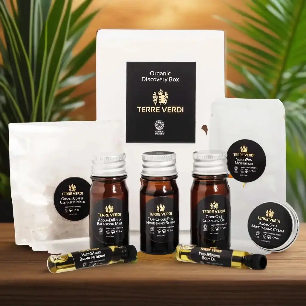 Terre Verdi Organic Skincare Organic Discovery Box - Organic Skin Care Trial and Gift Set Health & Beauty > Personal Care > Cosmetics > Bath & Body Gift Sets >Organic Discovery Box > Organic Skin Care Trial and Gift Set emmy-jane-boutique.myshopify.com