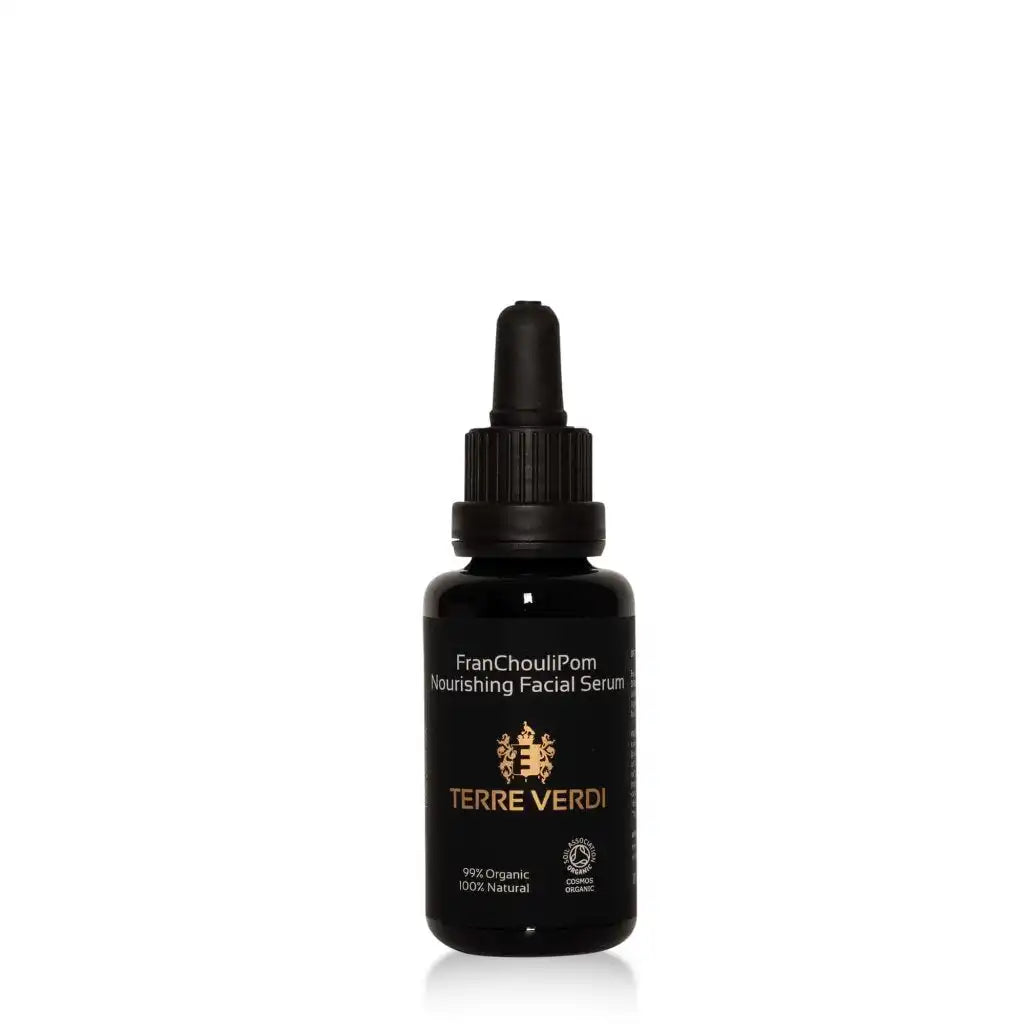 Terre Verdi Organic Skincare FranChouliPom Nourishing Facial Serum - Organic Face Oil Health & Beauty > Personal Care > Cosmetics > Skin Care > Lotion & Moisturizer > Facial Serum > Organic Facial Serum > Vegan Facial Serum emmy-jane-boutique.myshopify.com