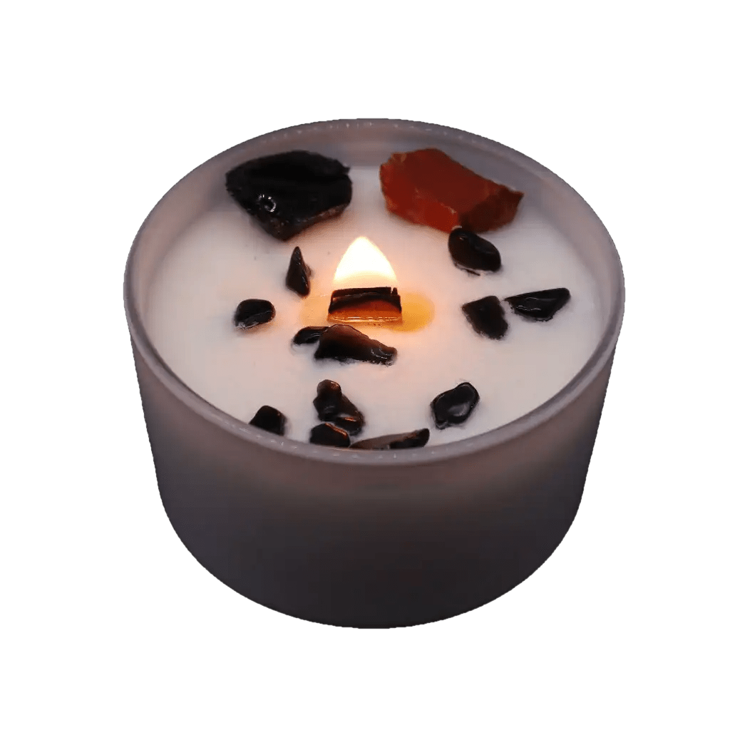 Ancient Wisdom Crystal Candles - Chakra - Scented Soy Wax Jar Candles Infused With Gemstones Home & Garden > Decor > Home Fragrances > Candles > Gemstone Candles > Crystal Candles > Chakra Candles > Scented Soy Wax Jar Candles Infused With Gemstones emmy-jane-boutique.myshopify.com