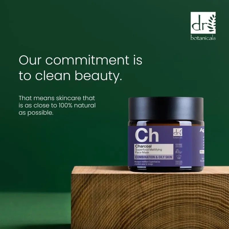 Dr Botanicals Dr Botanicals Charcoal Superfood Mattifying Face Mask 60ml Health & Beauty > Personal Care > Cosmetics > Skin Care > Skin Care Masks & Peels > Natural Face Masks > Dr Botanicals Charcoal Superfood Mattifying Face Mask emmy-jane-boutique.myshopify.com