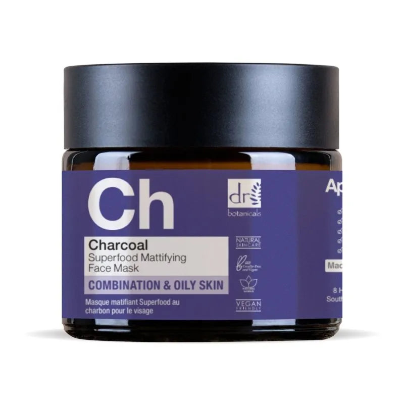 Dr Botanicals Dr Botanicals Charcoal Superfood Mattifying Face Mask 60ml Health & Beauty > Personal Care > Cosmetics > Skin Care > Skin Care Masks & Peels > Natural Face Masks > Dr Botanicals Charcoal Superfood Mattifying Face Mask emmy-jane-boutique.myshopify.com