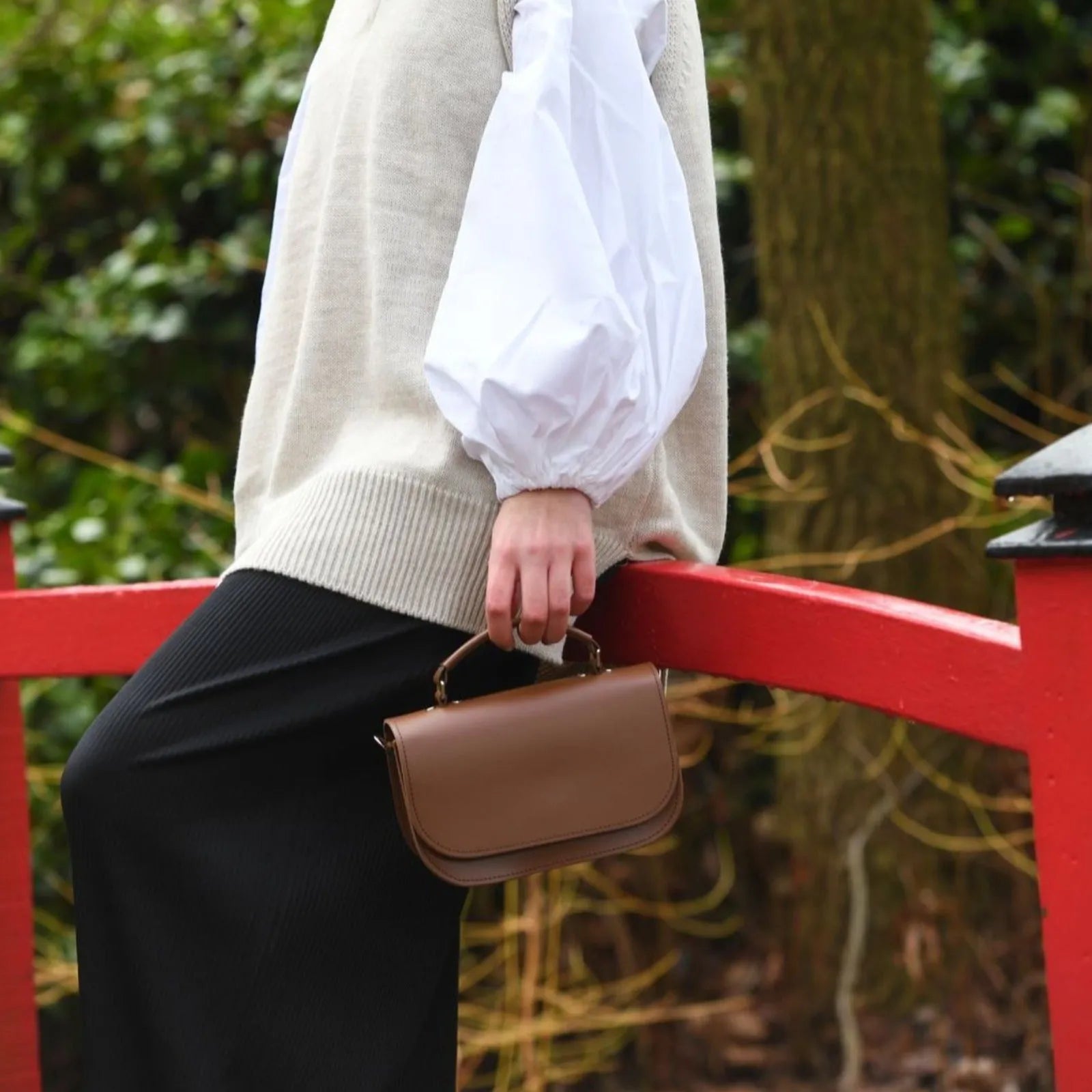 Zatchels Aura Handmade Leather Bag - Red Clutch Bag emmy-jane-boutique.myshopify.com