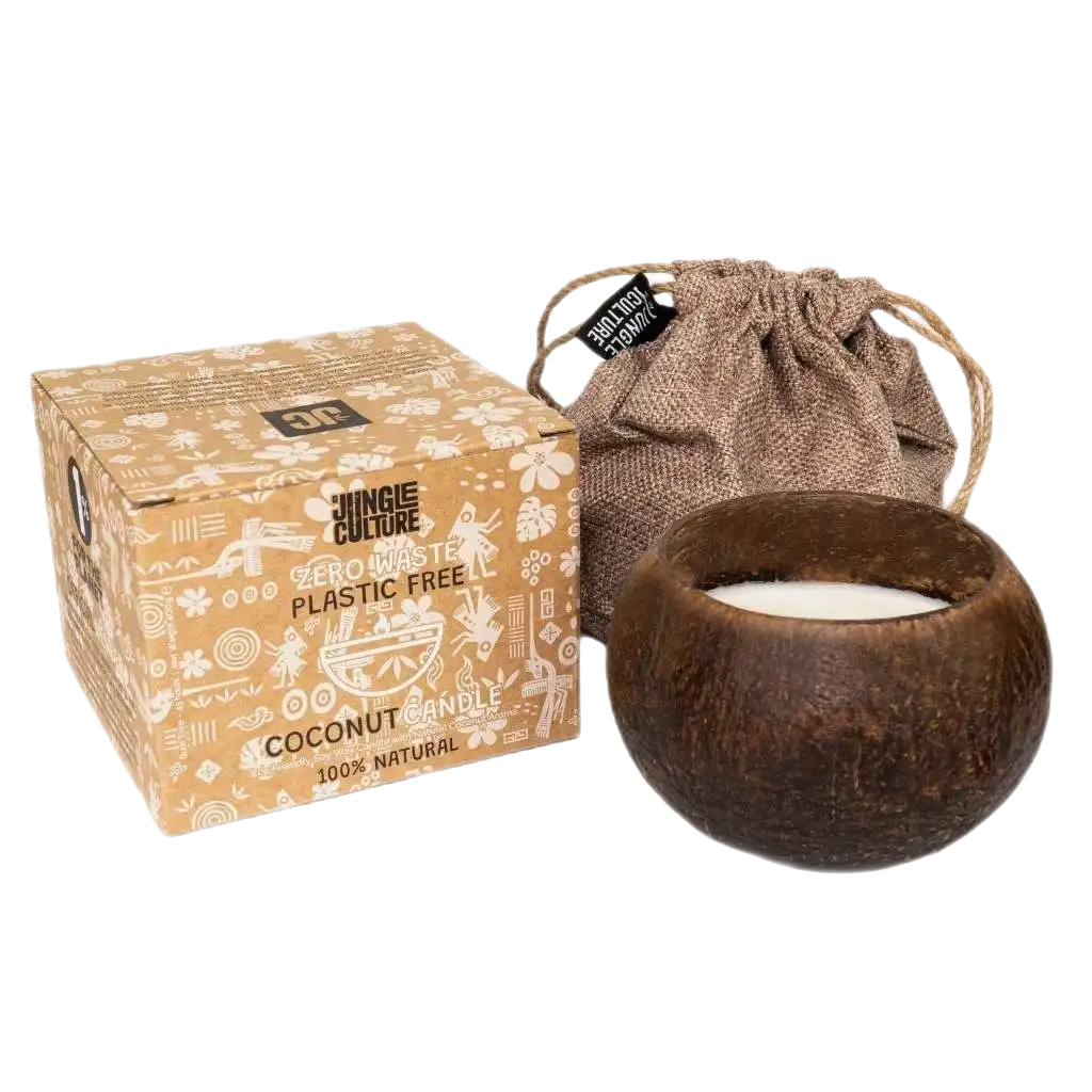 Jungle Culture Coconut Shell Soy Wax Candles - Handmade Eco-Friendly & Vegan Home & Garden > Decor > Home Fragrances > Candles > Eco-Friendly Candles > Vegan Candles > Coconut Candles emmy-jane-boutique.myshopify.com