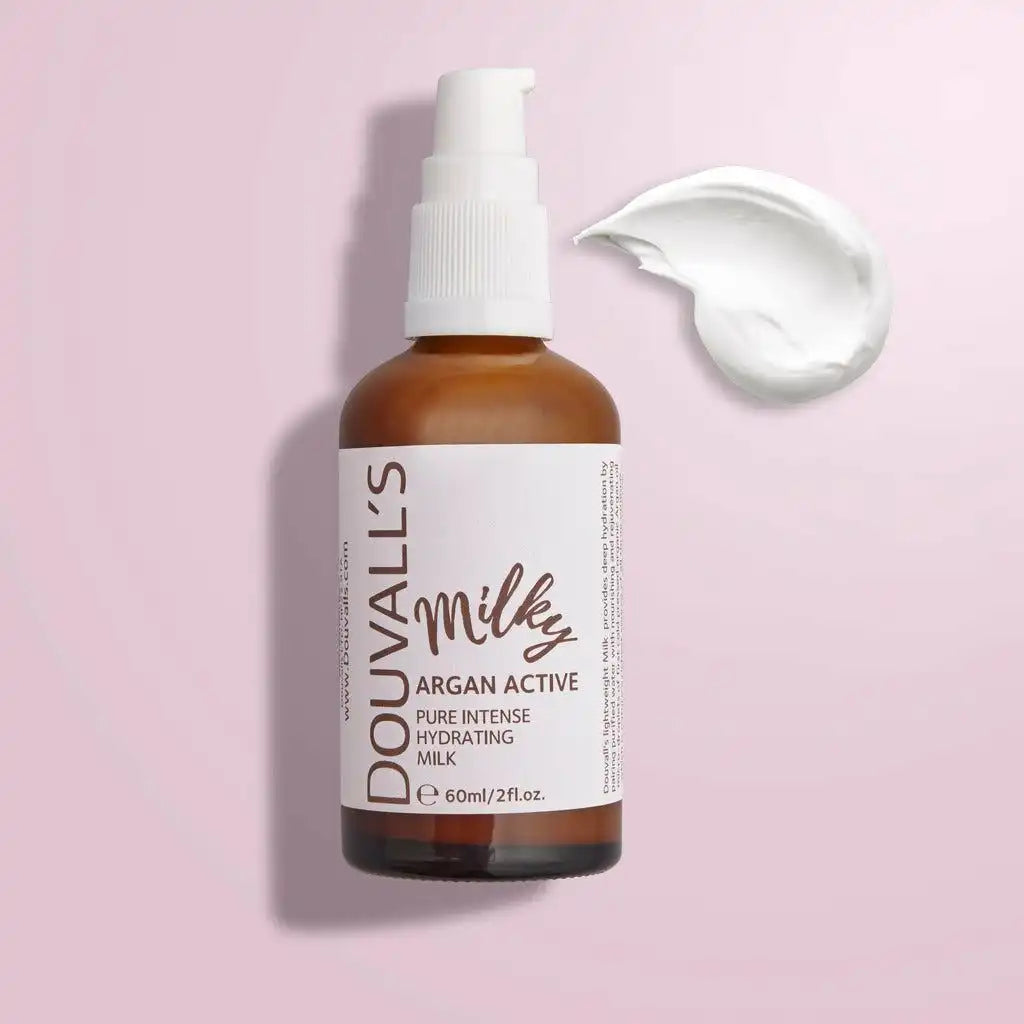 Douvalls Beauty Natural Moisturiser - Organic Milky Argan Active moisturiser - 60ml Health & Beauty > Personal Care > Cosmetics > Skin Care > Lotion & Moisturize > Organic Moisturisers > Cruelty-free moisturisers > Natural Moisturiser > Organic Milky Argan Active moisturiser emmy-jane-boutique.myshopify.com