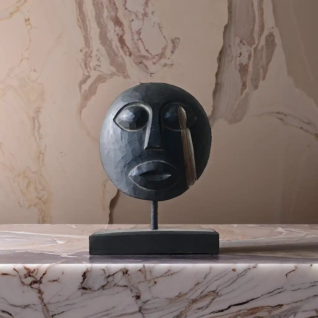 Ancient Wisdom Wooden Carved Decorative Ornaments - Timor Tribal Decorative Mask Home & Garden > Decor > Artwork > Sculptures & Statues > Wooden Carved Decorative Ornaments > Timor Tribal Decorative Masks emmy-jane-boutique.myshopify.com