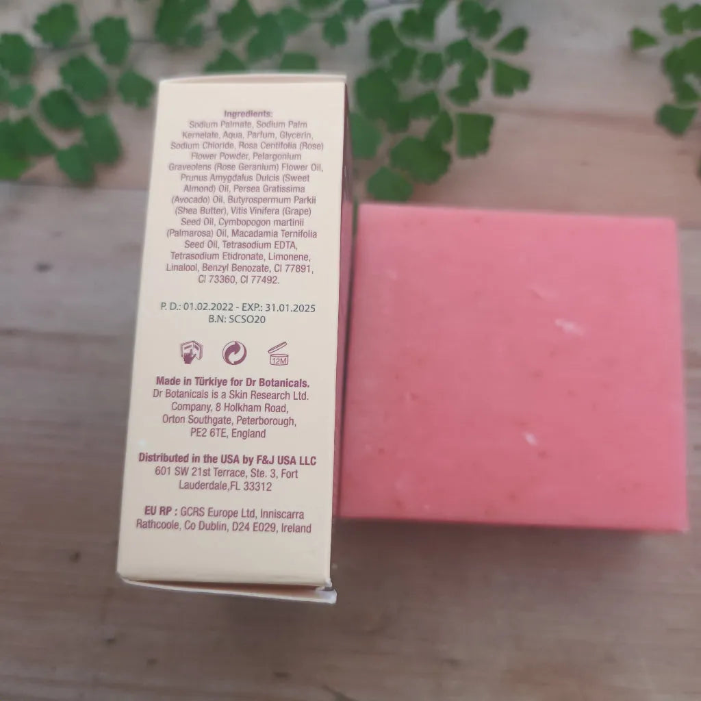 Dr Botanicals Natural Facial Cleansing Bar - Dr Botanicals - La Rose Francaise - Vegan Friendly Health & Beauty > Personal Care > Cosmetics > Skin Care > Facial Cleansers > Facial Cleansing Bars > Natural Cleansers > Vegan Cleansers emmy-jane-boutique.myshopify.com