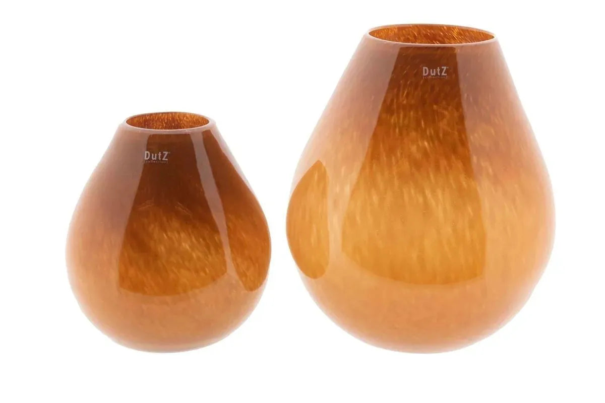 Lowlands Design Hand Blown Vase DRUBA - Rusted Orange Brown by DutZ Home & Garden > Decor > Vases > Glass Vases > Rust Brown Vases emmy-jane-boutique.myshopify.com