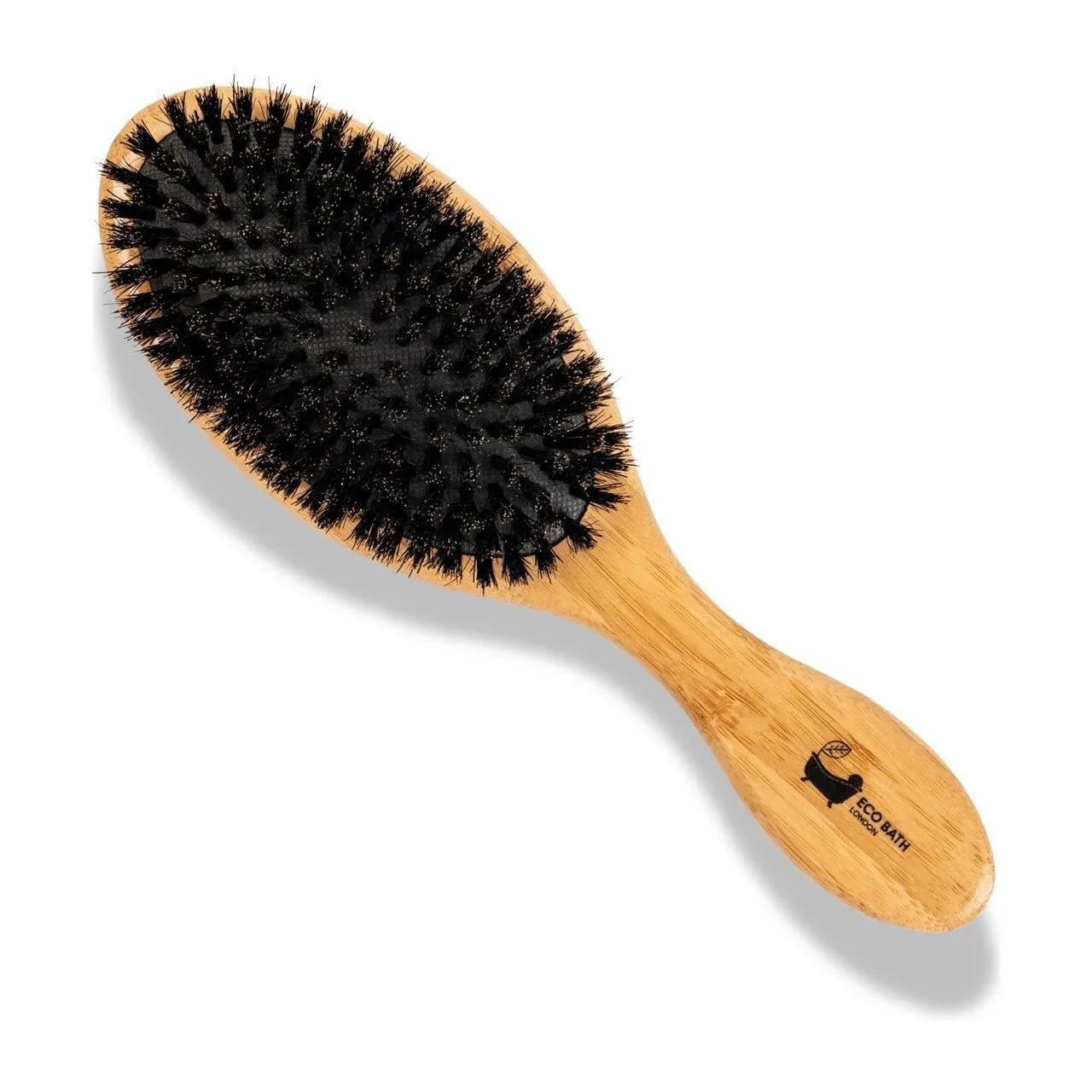 Eco Bath London Eco Bath London Bamboo Hair Brush with Boar Bristles - Eco-Friendly Detangling Hairbrush for All Hair Types Accessories emmy-jane-boutique.myshopify.com
