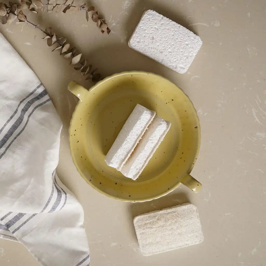 Jungle Culture Eco Friendly Dish Sponges - Pack Of 4 Biodegradable And Compostable Home & Garden > Household Supplies > Household Cleaning Supplies > Sponges & Scouring Pads > Cleaning Cloths > Dish Sponges emmy-jane-boutique.myshopify.com
