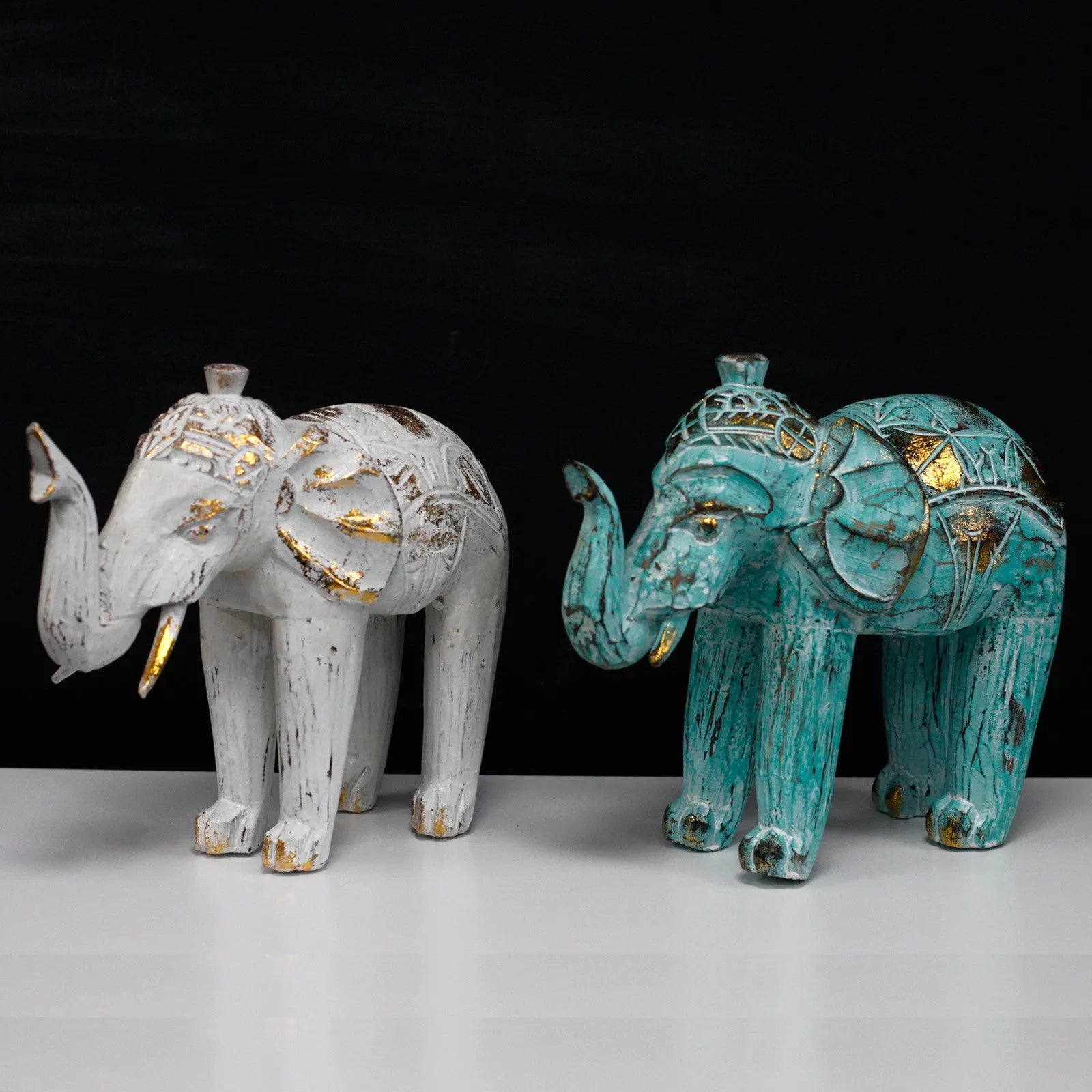 Ancient Wisdom Wooden Elephant Figures - Sustainably Sourced & Fairly Traded Home & Garden > Decor > Artwork > Sculptures & Statues > Elephant Decor > Wooden Elephant Figures > Sustainably Sourced & Fairly Traded Elephant Figures emmy-jane-boutique.myshopify.com