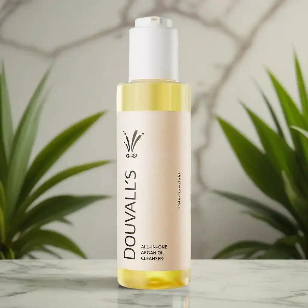 Douvalls Beauty Organic Argan Oil Cleanser - All-In-One Plant Based 100% Natural & Eco-Friendly Health & Beauty > Personal Care > Cosmetics > Skincare > Facial Cleansers > All-in-one Argan Oil Cleanser > Plant Based Cleansers > 100% Natural Cleansers > Eco-Friendly Cleansers emmy-jane-boutique.myshopify.com