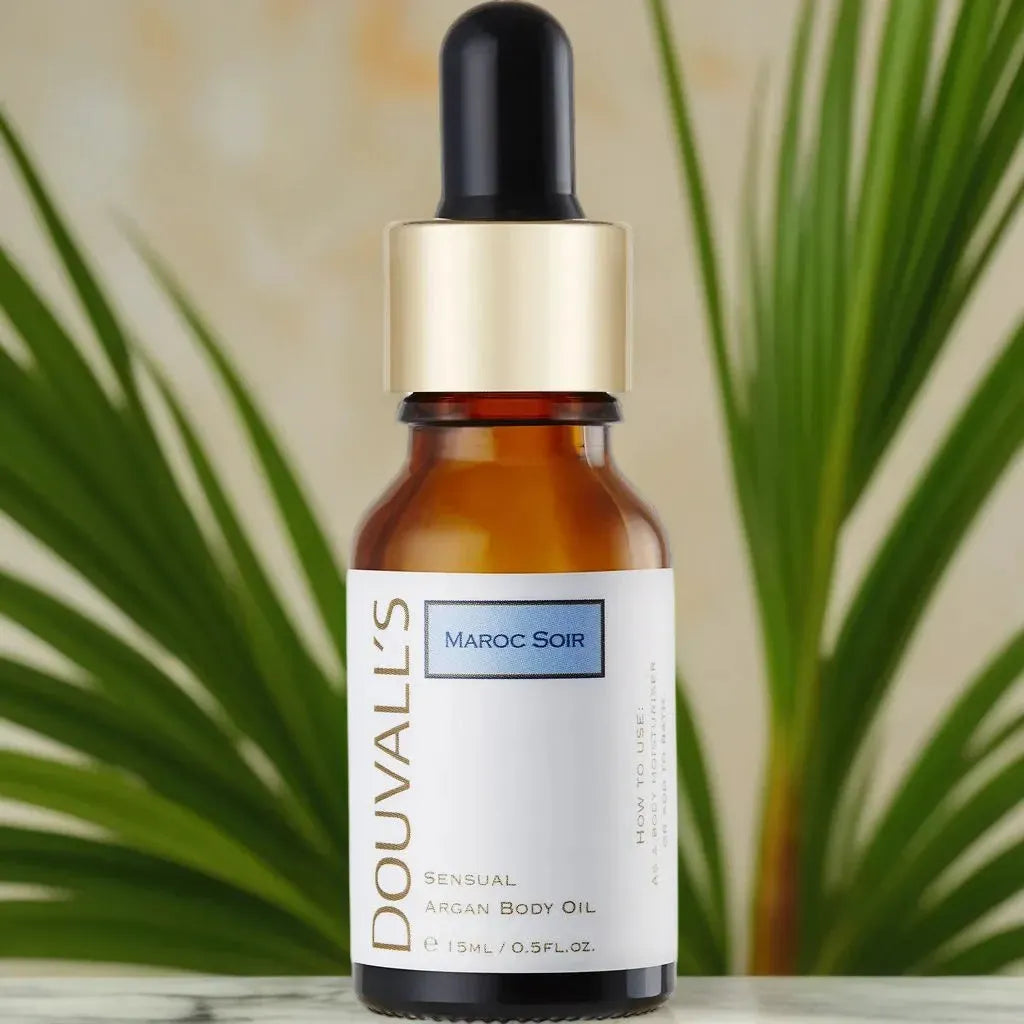 Douvalls Beauty Argan Body Oil 15ml Sensual Scented With Natural Oils Health & Beauty > Personal Care > Cosmetics > Skincare > Body Oil > Natural Body OIl > Scented Body Oils > Scented Argan Body Oil emmy-jane-boutique.myshopify.com