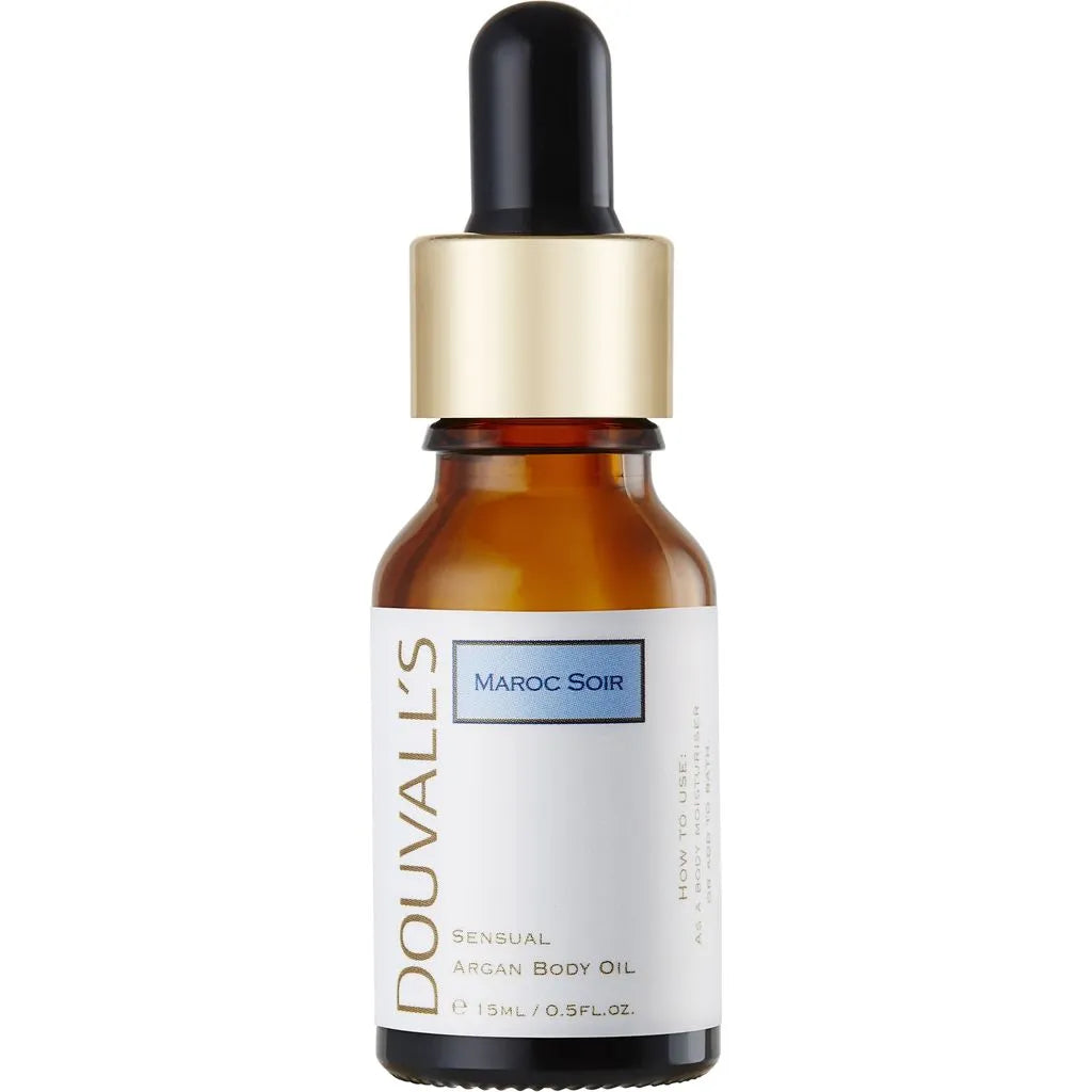 Douvalls Beauty Argan Body Oil 15ml Sensual Scented With Natural Oils Health & Beauty > Personal Care > Cosmetics > Skincare > Body Oil > Natural Body OIl > Scented Body Oils > Scented Argan Body Oil emmy-jane-boutique.myshopify.com