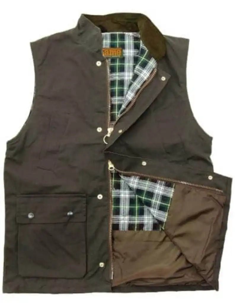 Game Wax Gilet - Game Classic Apparel & Accessories > Clothing > Outerwear > Coats & Jackets > Wax Jackets > Game Gilets > Mens Waxed Cotton Gilets emmy-jane-boutique.myshopify.com